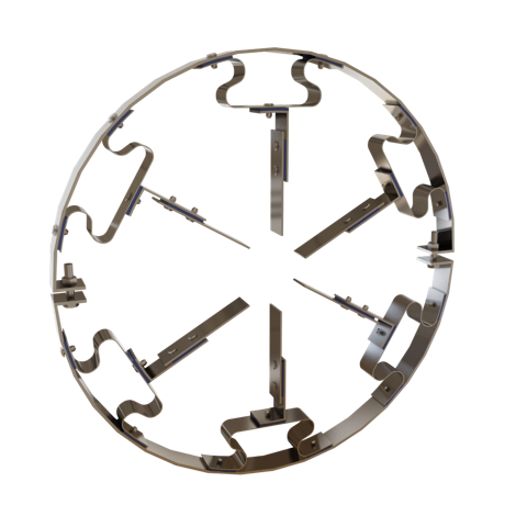 Spaakring Drie keer thermisch ontkoppeld (verend)